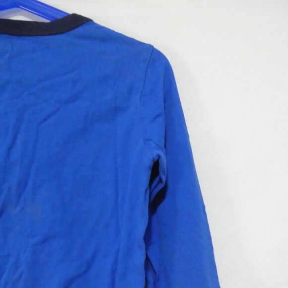 CARTER'S | size 5 | Blue Long Sleeve Graphic Tee / T-Shirt | Baseball Theme - Picture 12 of 15